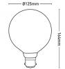G125 4W B22 Vintage Decorative LED Globe